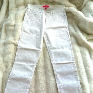 Lilly Pulitzer south ocean high rise white jeans size 2 new with tags